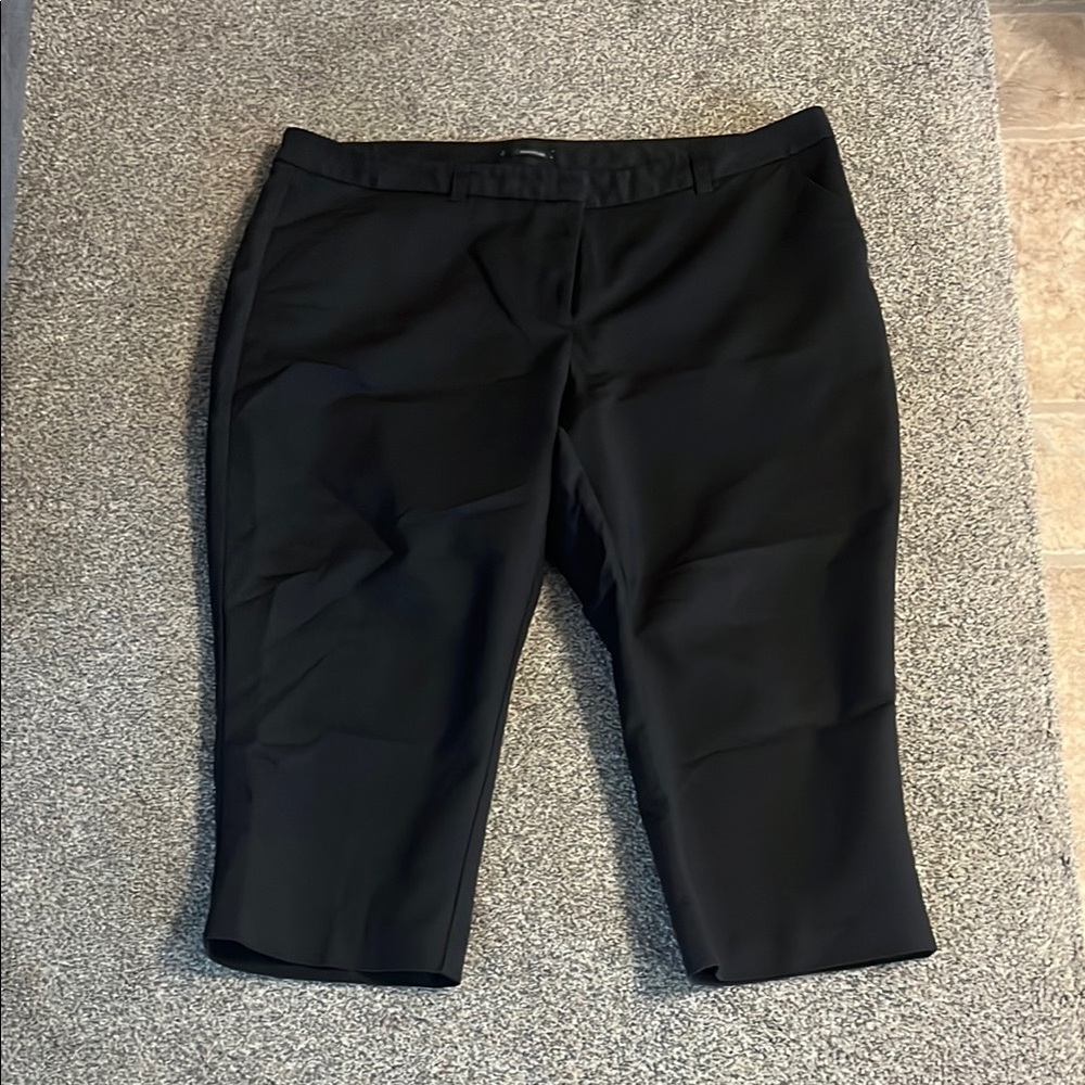 Classic Black Cropped Pants